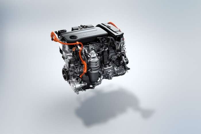 Image of 2023 Honda Accord Sport Hybrid engine courtesy of Honda.