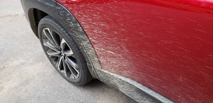 Image of Mazda CX-50 in mud by John Goreham