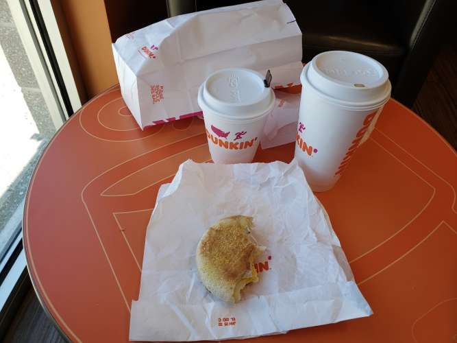 Image of Dunkin Donuts lunch by John Goreham