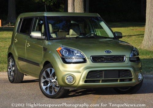 The 2012 Kia Soul! in Alien green