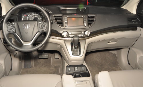 The dash of the 2012 Honda CR-V EX-L