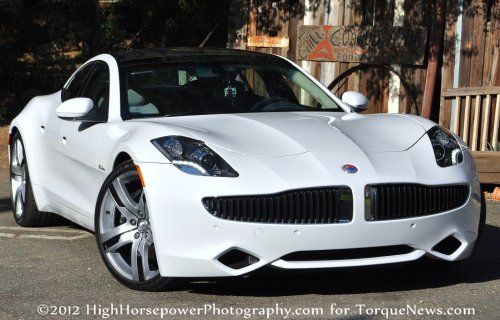 Our Fisker Karma EcoChic test sedan