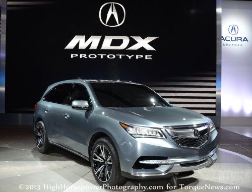 The 2014 Acura MDX Prototype at the 2013 NAIAS