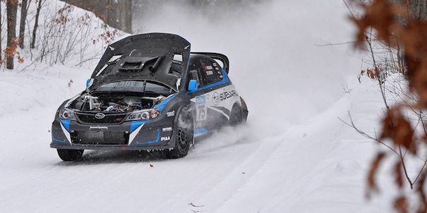 2014 Subaru WRX STI leads Sno* Drift despite big
