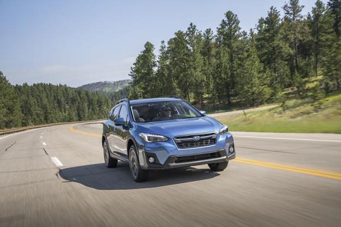 2019 Subaru Crosstrek driving on the highway