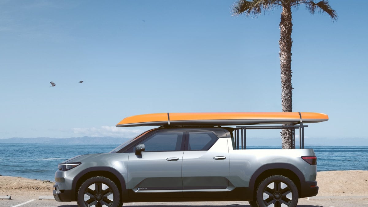 Toyota EPU Concept is the perfect companion for surfing, camping, and other exciting activities