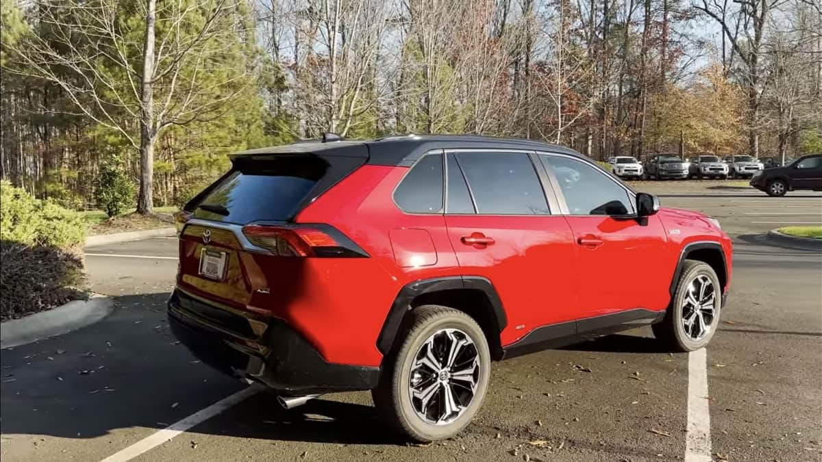 2023 Toyota RAV4 Prime XSE Supersonic Red - back end