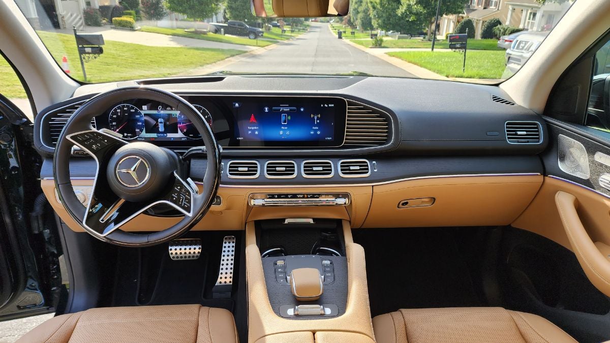 2024 GLS 580 Review: interior and MBUX infotainment