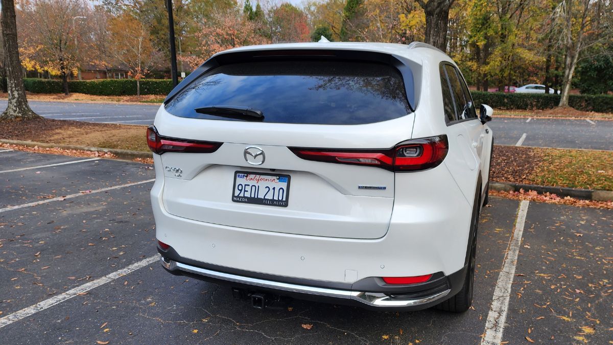 2024 Mazda CX-90 PHEV Premium Plus Review: rear exterior design