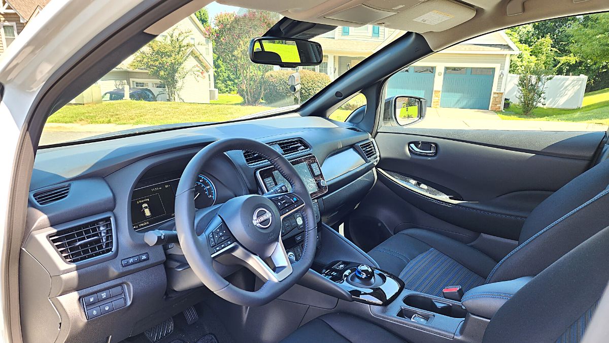 2024 Nissan Leaf SV Plus Review, interior