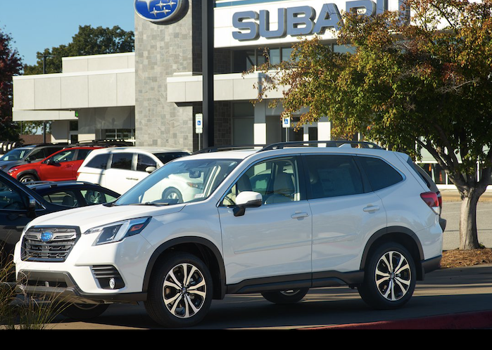 2024 Subaru Forester on the dealer's lot