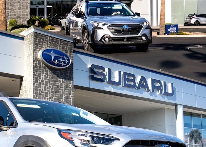 2024 Subaru Outback on a dealer's lot