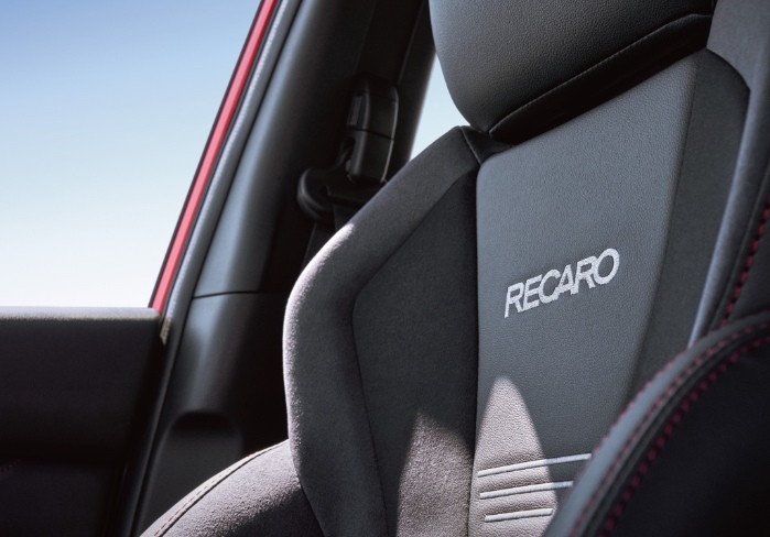 2024 Subaru WRX TR teaser image Recaro seats