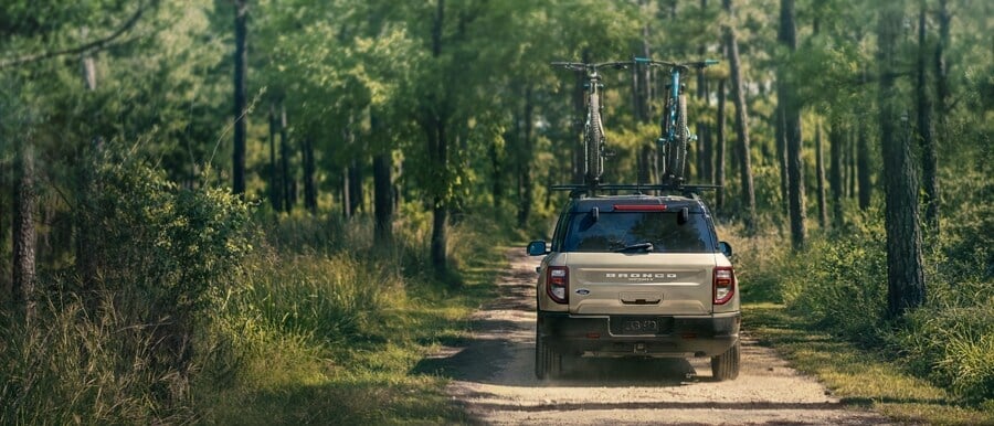 Image of 2023 Ford Bronco Sport Badlands with bikes by Ford
