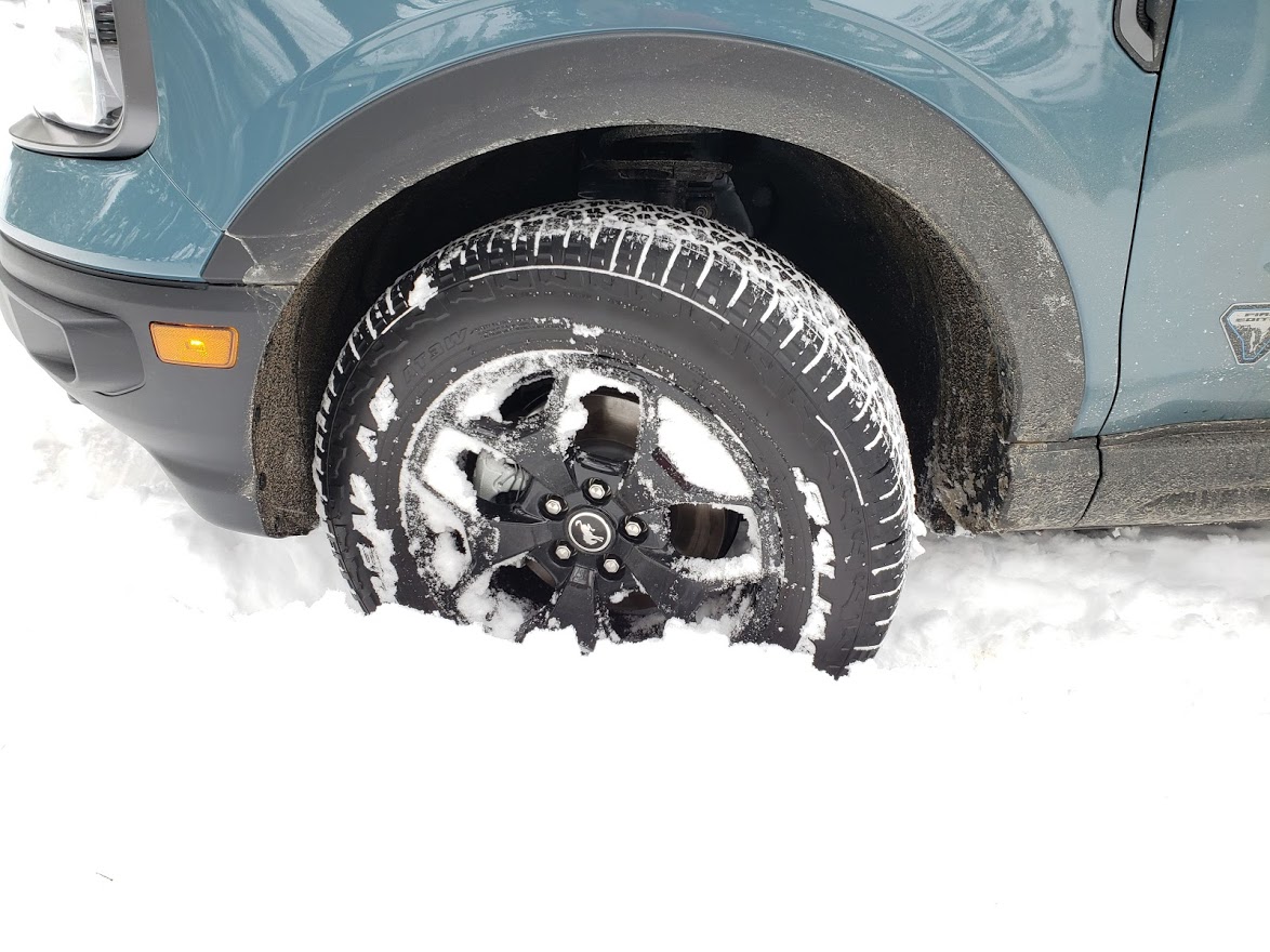 Image of Falken WildPeak A/T tire in snow