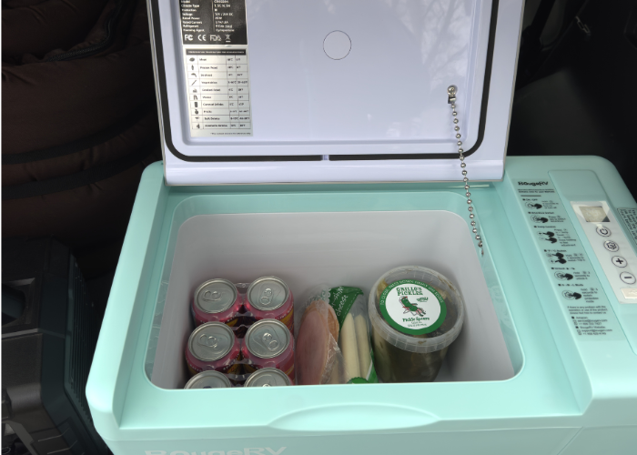 Bouge RV cooler mini fridge spacious
