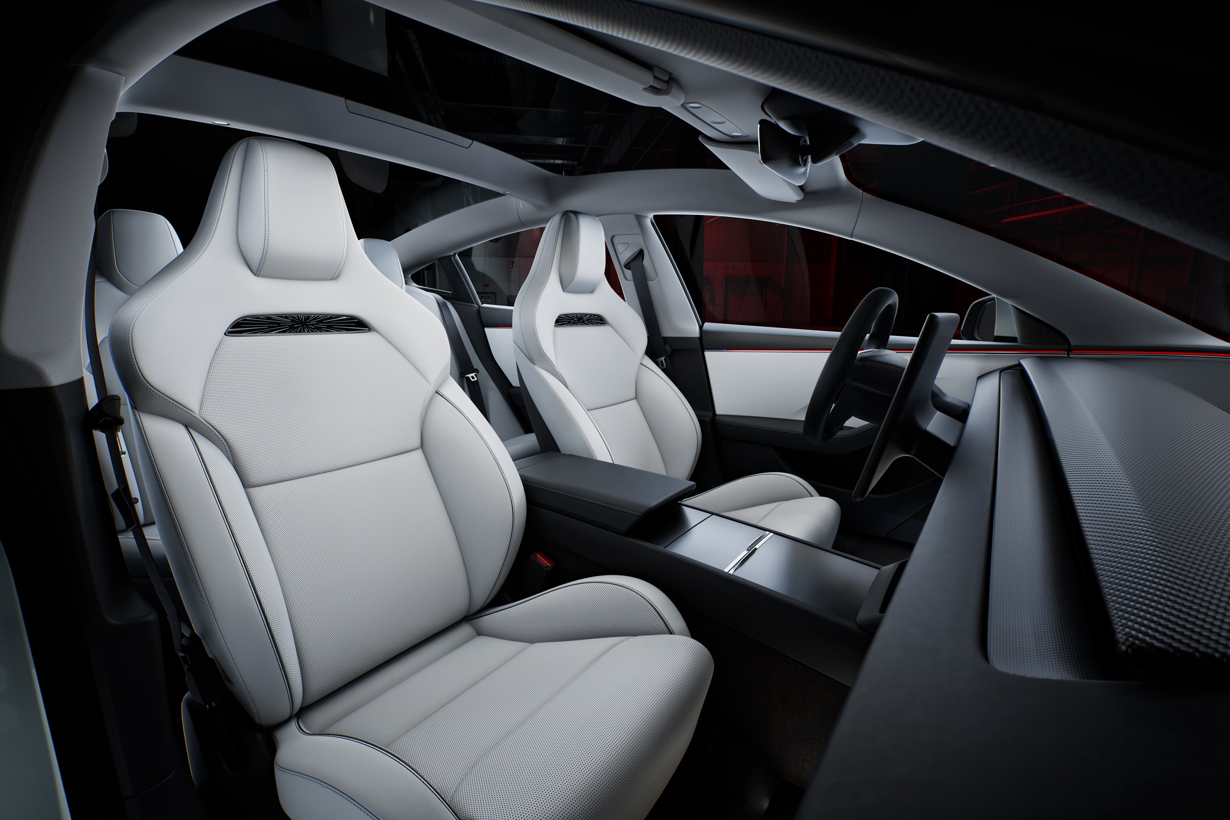 Model 3 performance inside seats