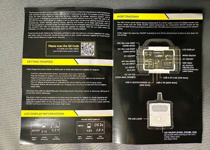 PowerCache 1000™ User Manual