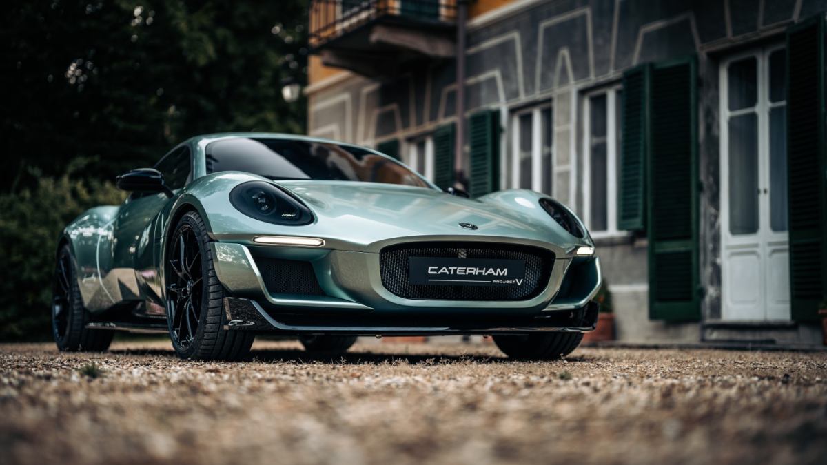 Caterham Project V Electric Sports car, Tesla Roadster Rival 