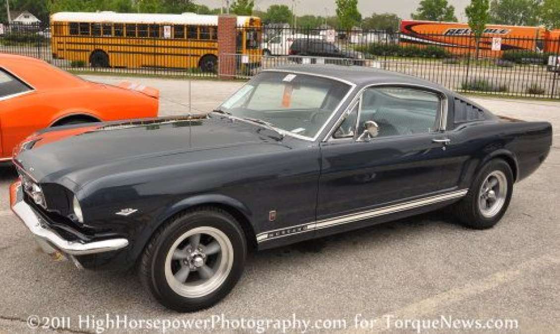 A 1965 Ford Mustang 