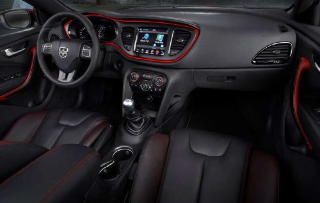 The 2013 Dodge Dart R/T interior