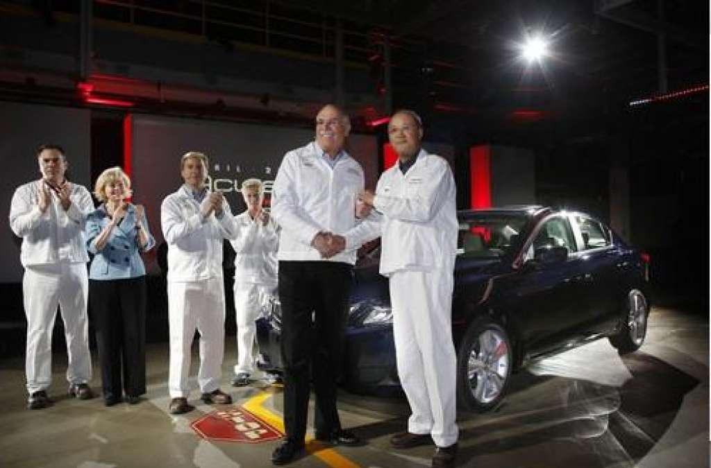 The beginning of production for the 2013 Acura ILX
