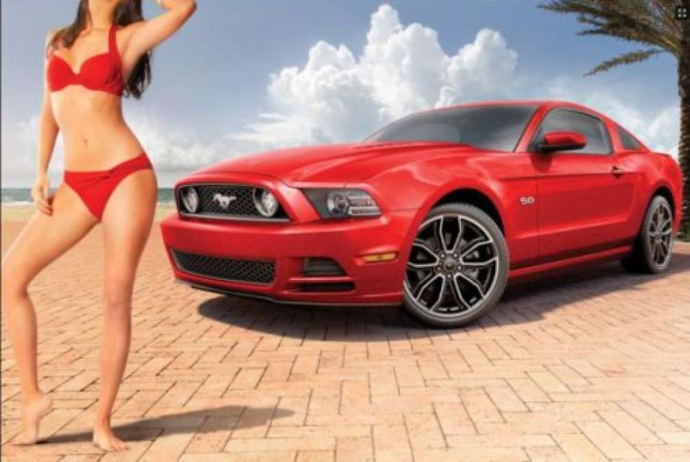 Dalena Henriques with the 2013 Ford Mustang GT