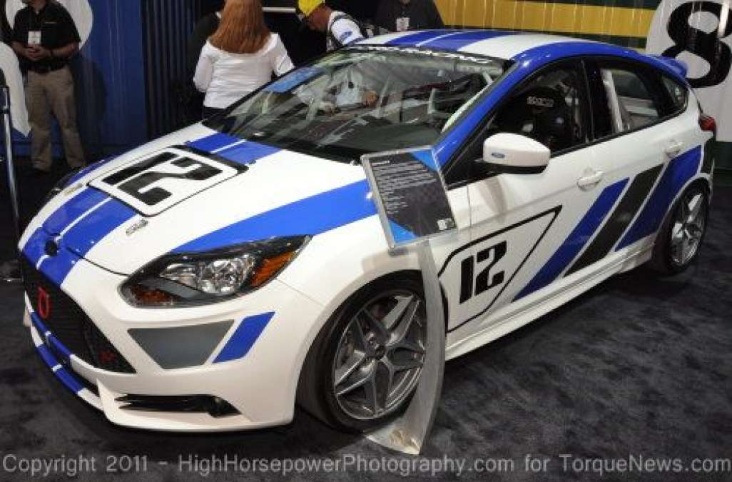 The Ford Focus ST-R at the 2011 SEMA Show
