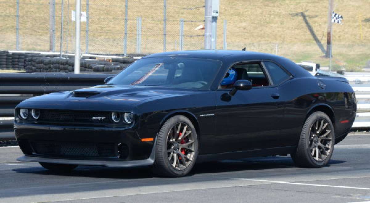 Hellcat Challenger on the Drag Strip