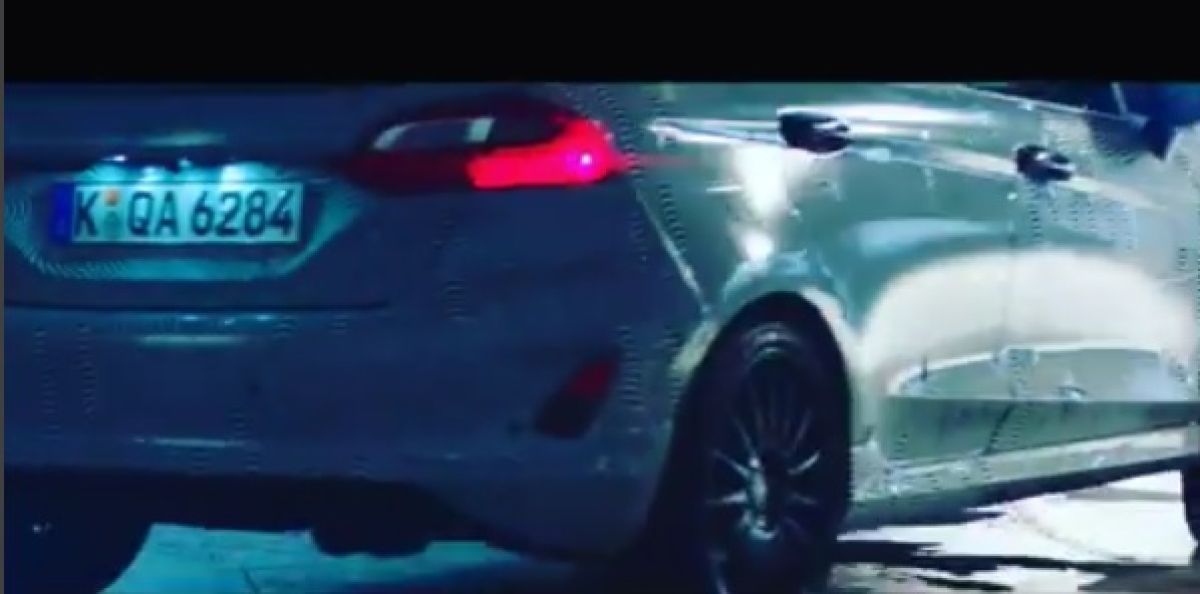 Teaser shot of the new Ford Fiesta ST