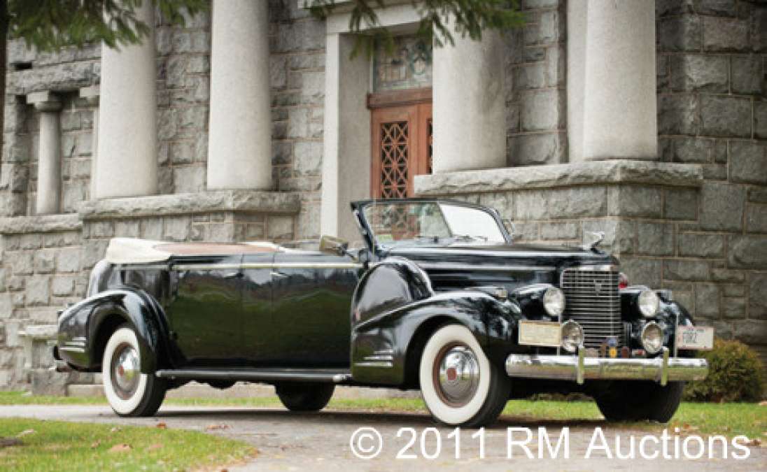 1938 Cadillac convertible parade limousine