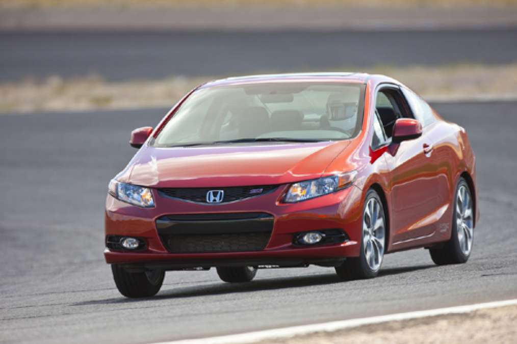 2012 Honda Civic Si Coupe on Consumer Reports recommended list