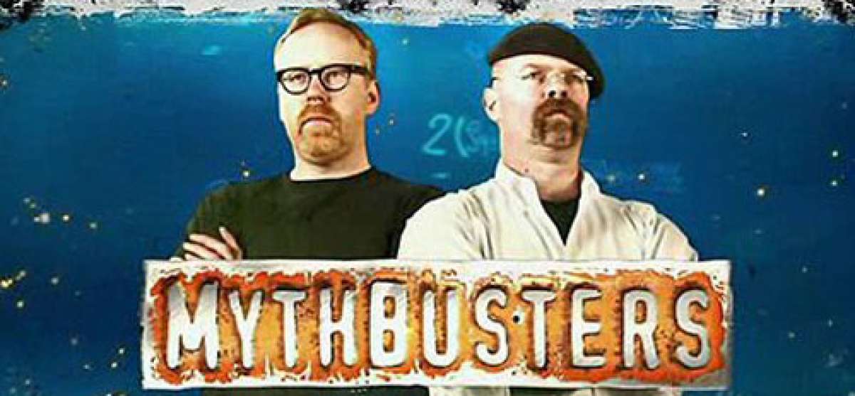 Discovery Channel's Mythbusters with hosts Jamie Hyneman and Adam Savage