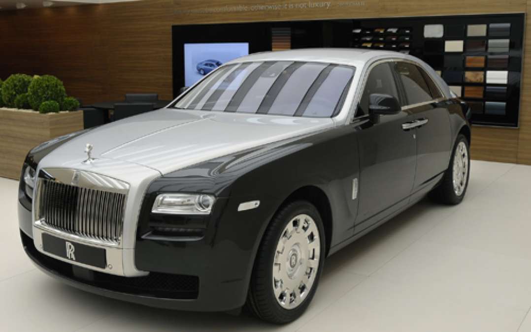 2012 Rolls-Royce Ghost in two-tone finish