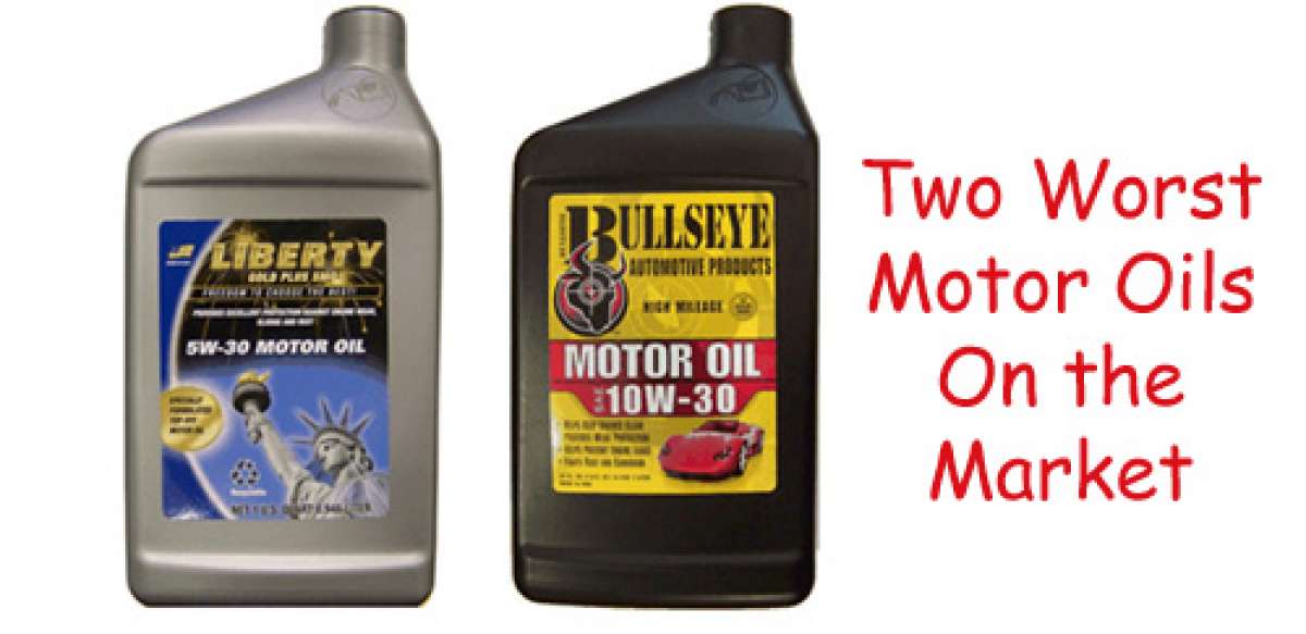Two worst motor oils for your car