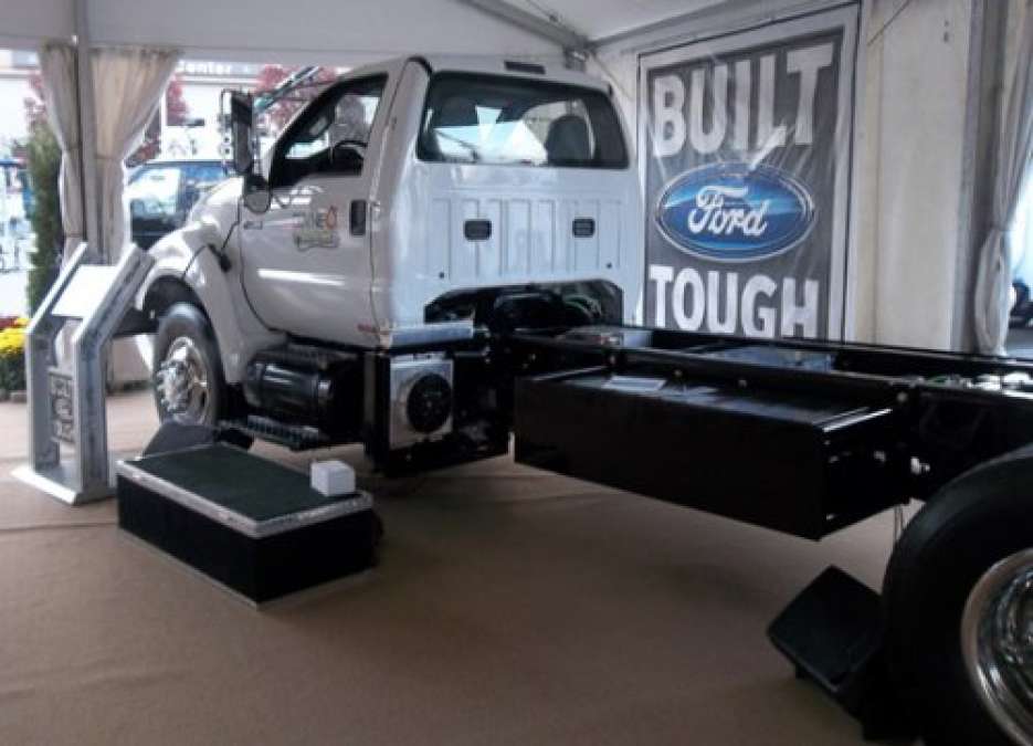 Odyne Systems 2012 Ford F-750 Plug-in Hybrid Truck