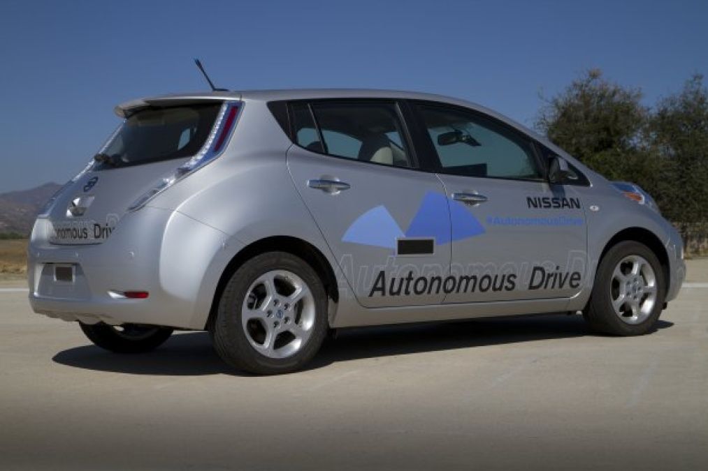 Nissan LEAF Autonomous Driving test vehicle