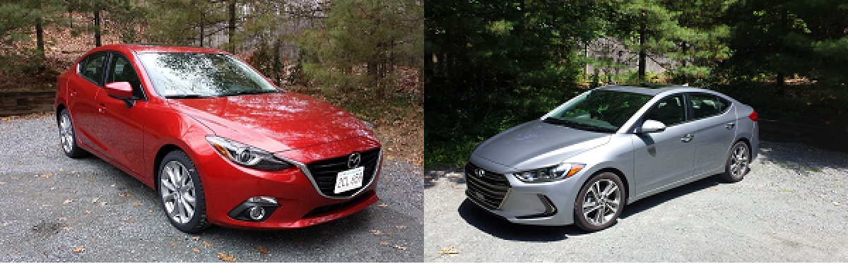 2017 Hyundai Elantra Limited and Mazda3 S Grand Touring have lots to offer, but will appeal to buyers with different priorities.  