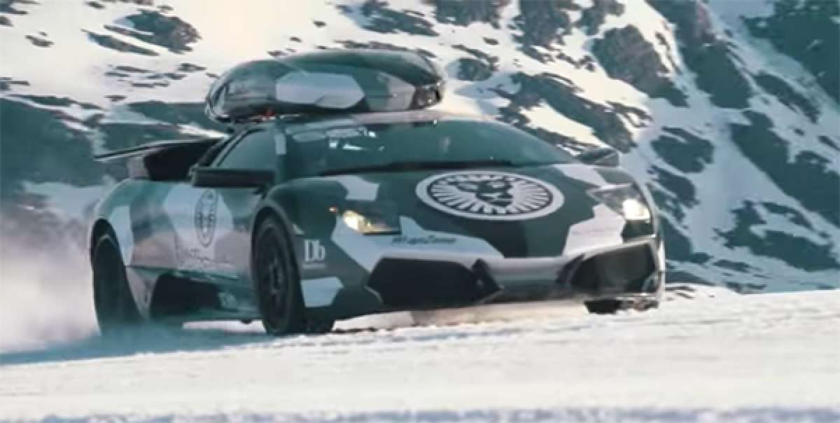 Lamborghini Murcielago Glacier Run