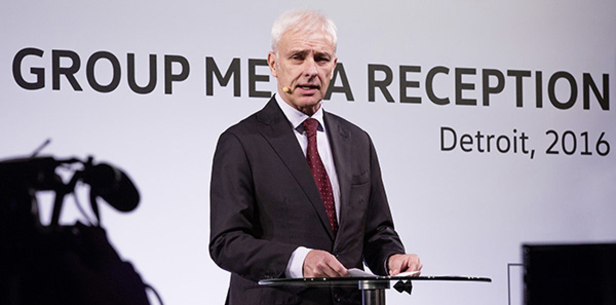 Volkswagen CEO Matthias Mueller, Volkswagen CEO, Matthias Mueller
