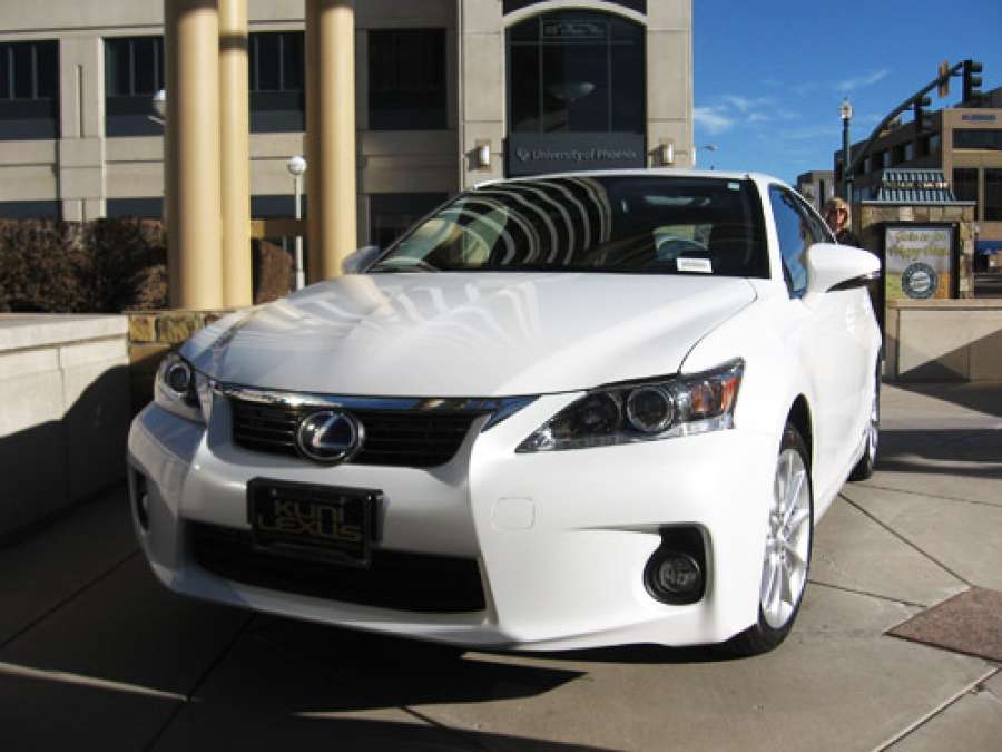 The 2012 Lexus CT200 in Colo. Springs. Photo by Don Bain