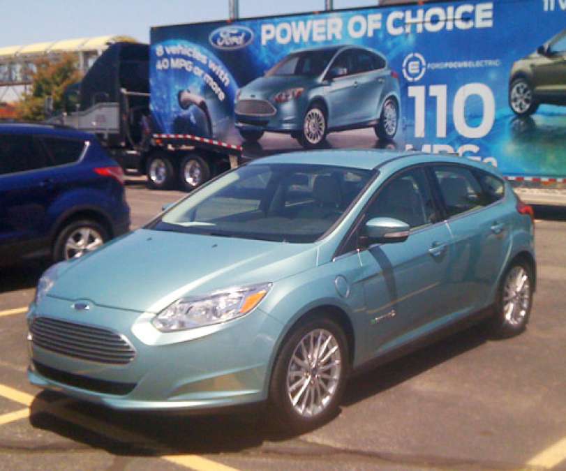 The new Ford Focus Electric. Photo by Don Bain