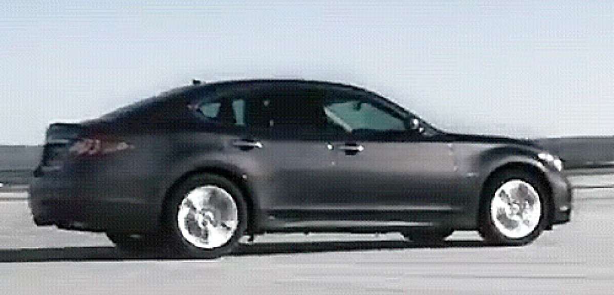 The 2012 Infiniti M Hybrid from the YouTube video...