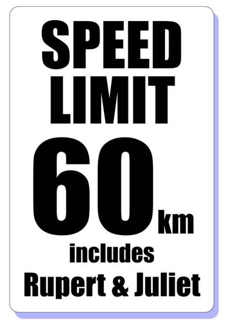Original speed limit graphic © 2012 by Don Bain