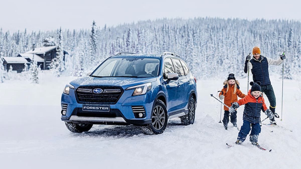 2024 Subaru Forester with a family