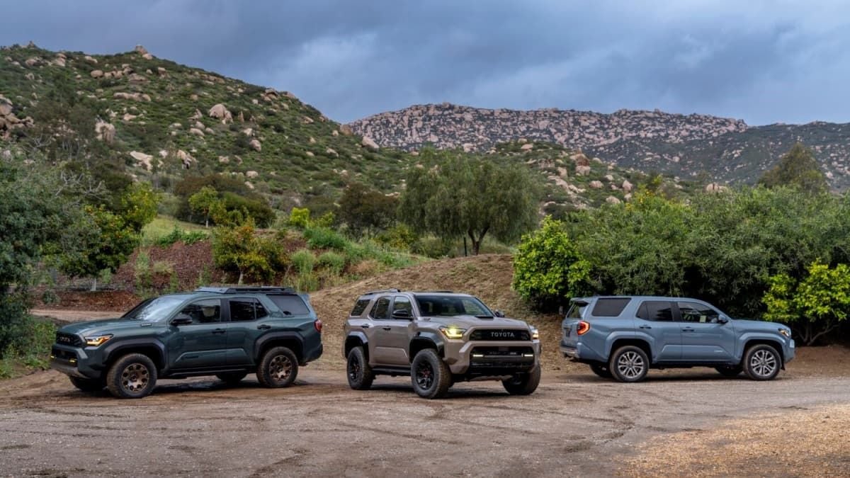 2025 Toyota 4Runner in different trims