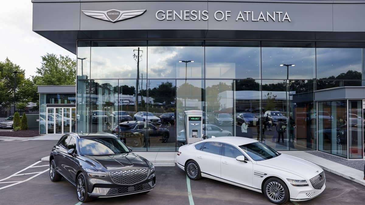 Image of Atlanta dealership courtesy of Genesis
