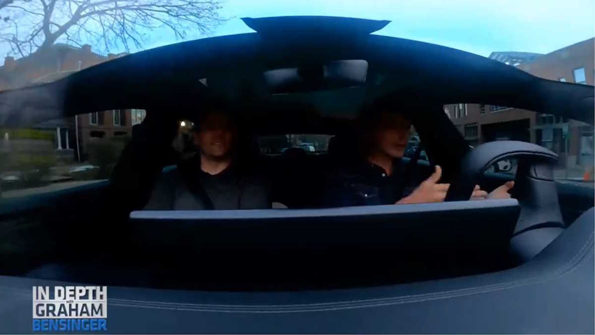 "In 5 Years, Steering Wheels Will Disappear From Tesla Cars" Says Kimbal Musk While Taking an FSD Ride In a Tesla