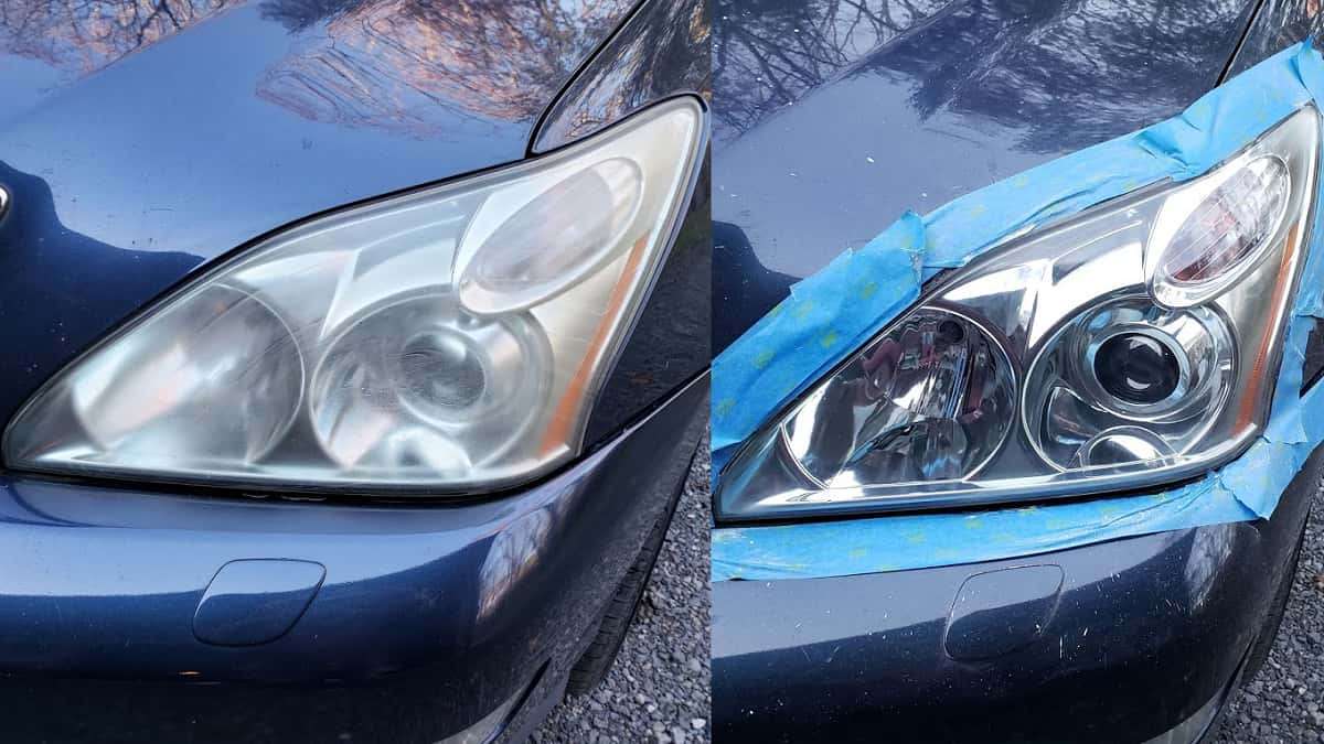 Restore your faded yellow cloudy headlights quickly and easily.