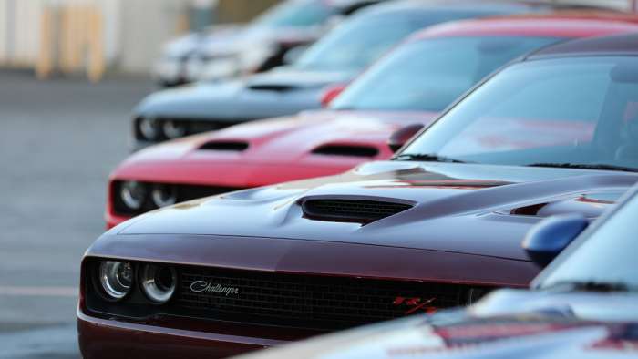2019 dodge Challengers at Spring Fest in California